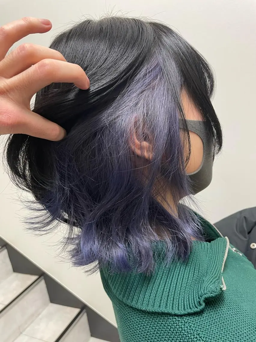 カット＋インナーカラー(ブリーチ込)＋カラー＋Tr🌈 (ケアブリーチに変更の場合は＋2000円)の写真