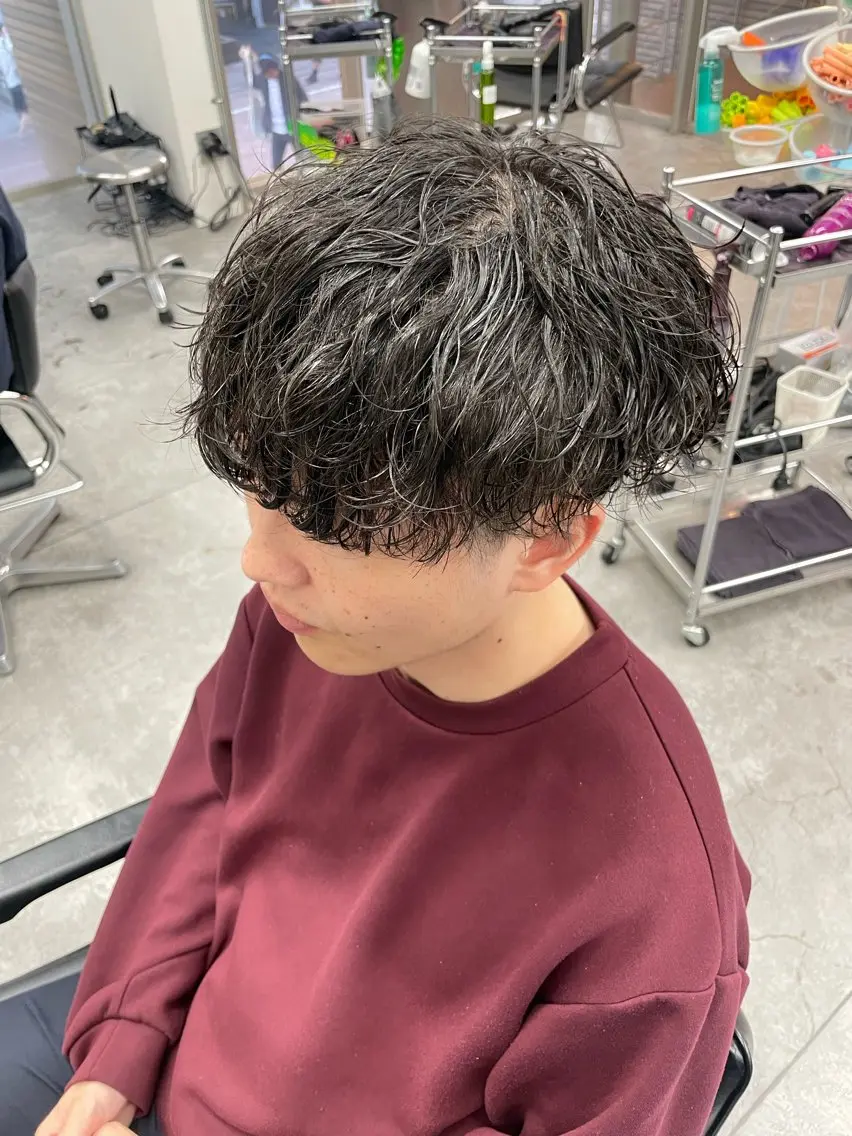 パーマ メンズ カット パーマ 町田エリアＮｏ．１/ パーマ特化/太田京希のヘアスタイル