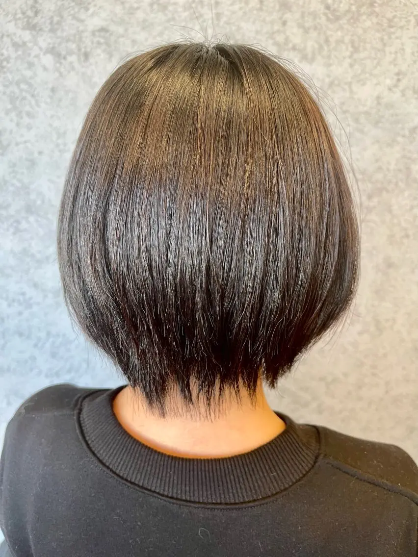 ショート ☔梅雨対策☔️縮毛 🌈kubo🌈のヘアスタイル