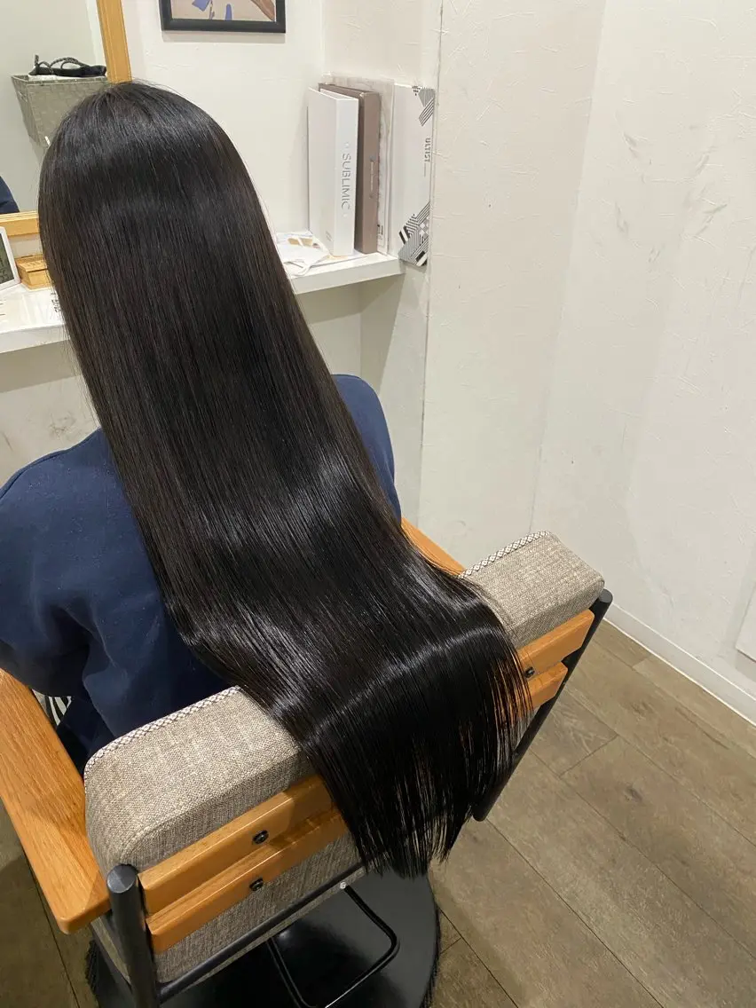 ロング カット 縮毛矯正 髪質改善サロン 梅田/ヨナミネのヘアスタイル