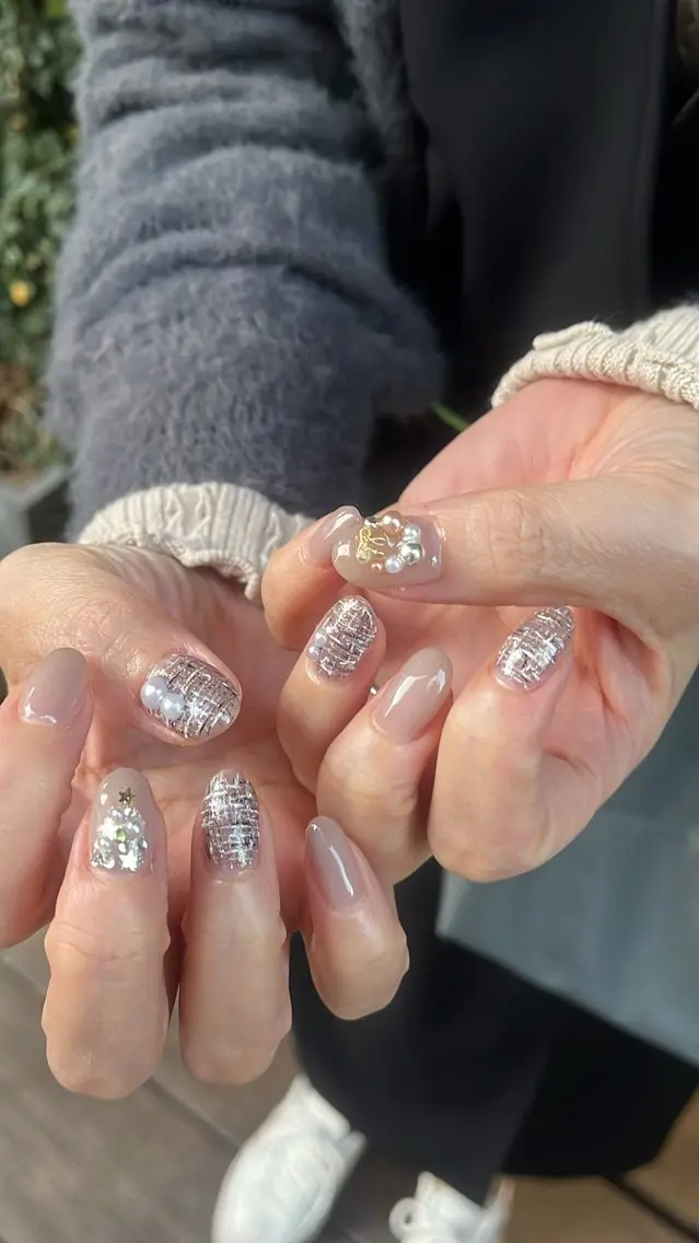 ネイル ニュアンスネイル シンプルネイル SAKU nail 作島茜のネイルデザイン
