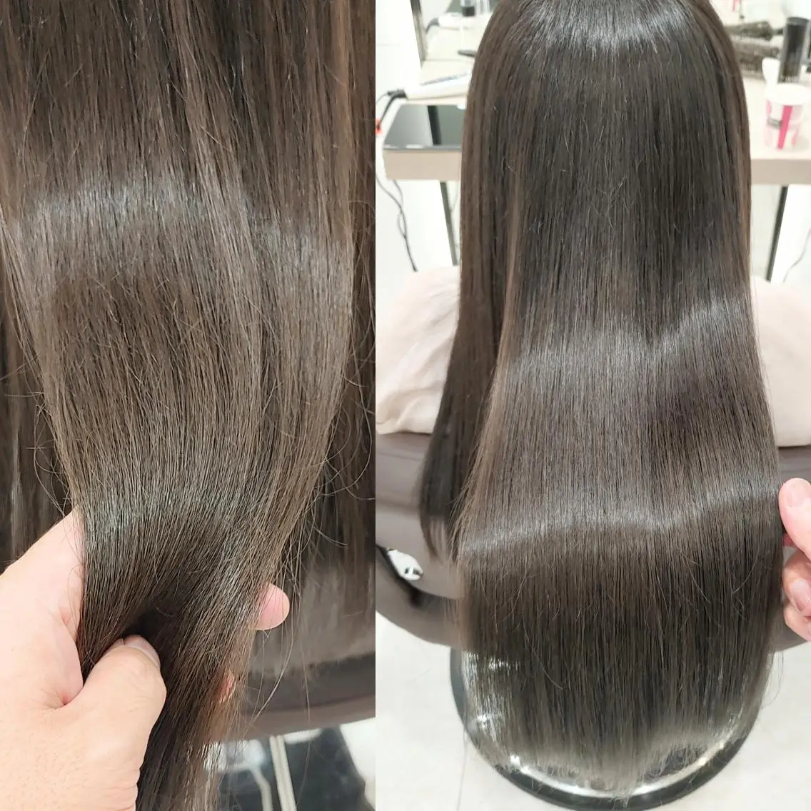 ロング EIGHT plum TOKIOリミテッドのヘアスタイル