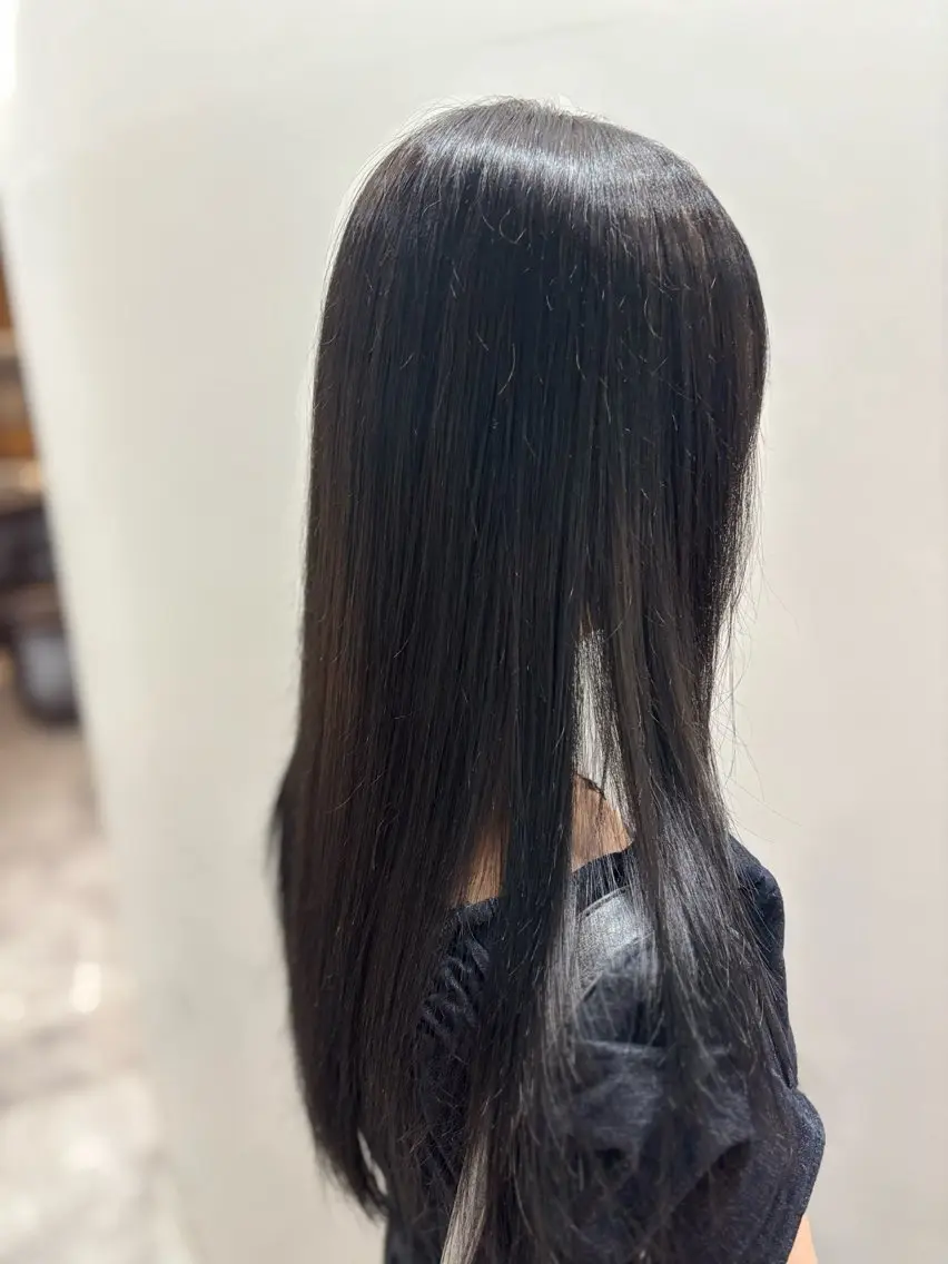🎓【内定式・就活前に】暗髪トーンダウンカラー🖤の写真