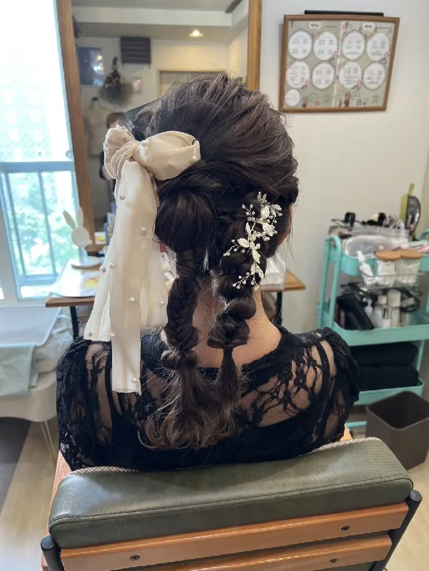ヘアアレンジ ヘアセット HempBeauty 浅野アサミのヘアスタイル