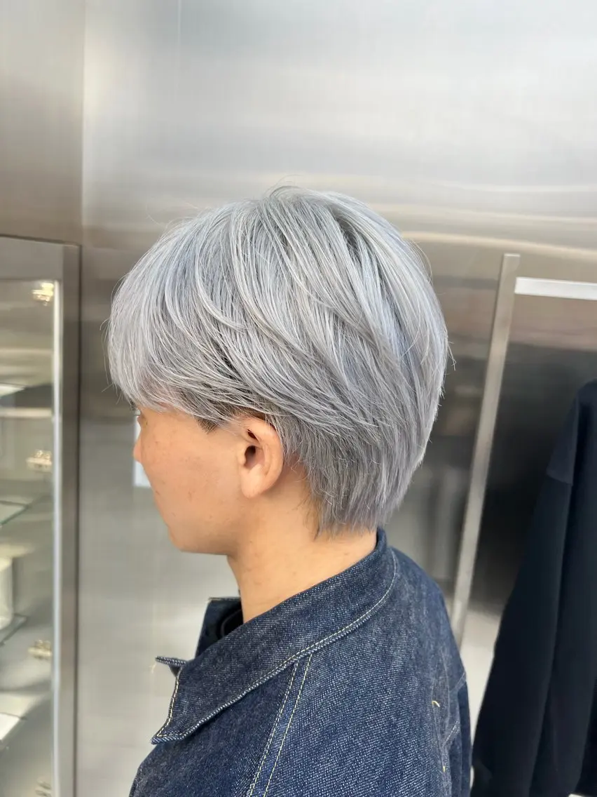 ショート カラー メンズ ヘアカラー トリートメント fifth／美容師 りょうのヘアスタイル