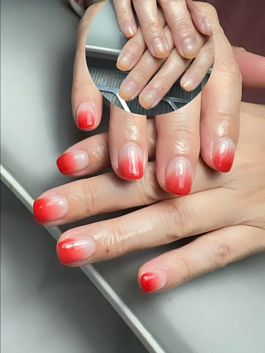 ネイル アートネイル オーロラネイル ガーリー キラキラネイル 韓国ネイル Minami Nailsのネイルデザイン