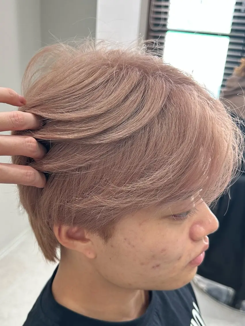カラー メンズ ヘアカラー トリートメント メンズ縮毛矯正 /町田/木村悠月のヘアスタイル