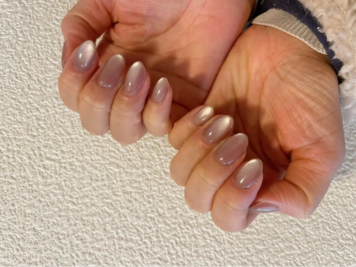 ネイル オーロラネイル フットネイル フレンチネイル ジェルネイル キラキラネイル ハンドネイル kiki nail たまプラーザのネイルデザイン