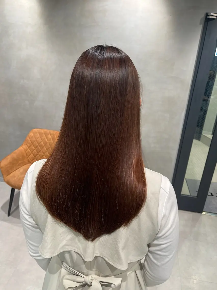 ロング カラー ヘアカラー トリートメント 透明感カラー💎 アレンジ🩰Rimiのヘアスタイル