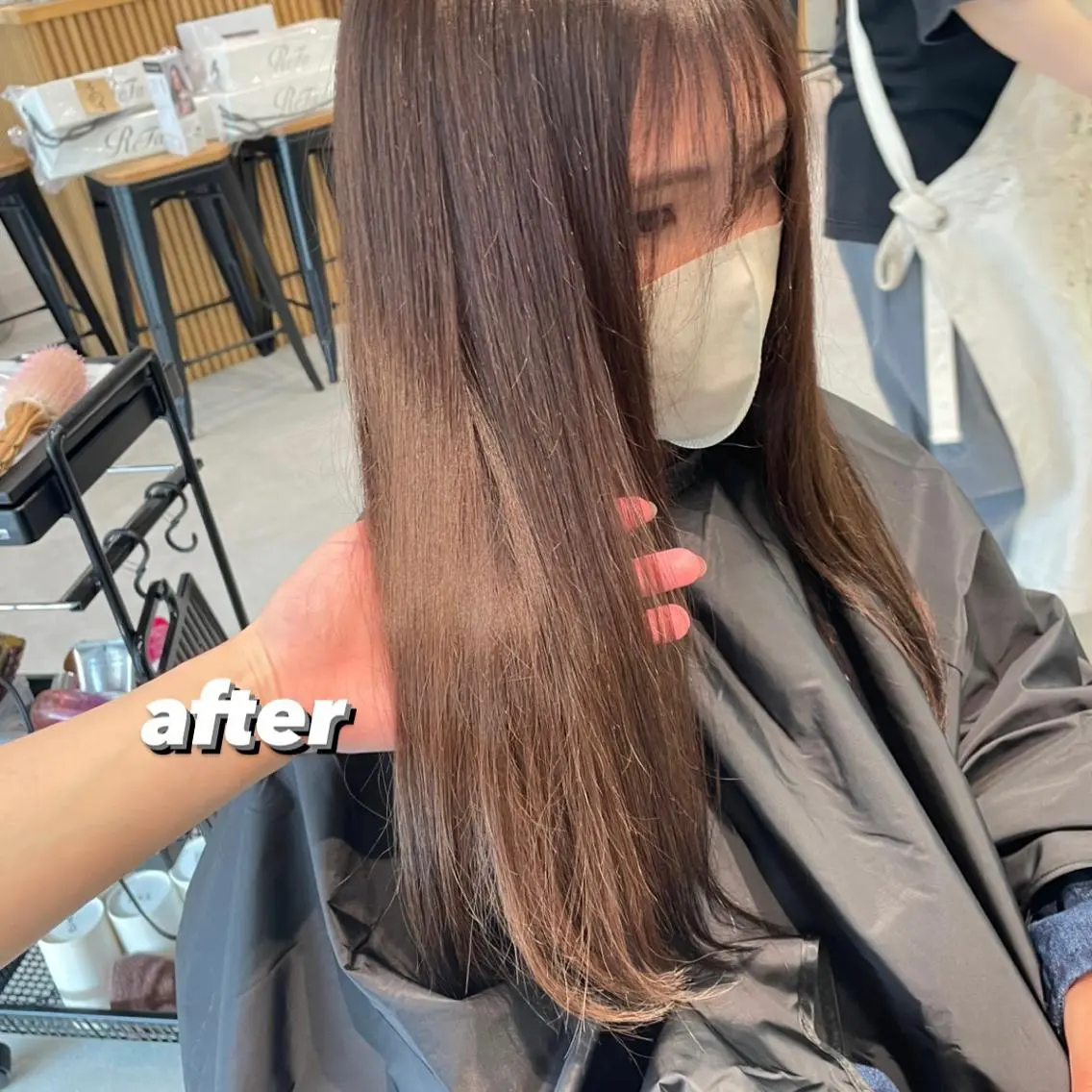 カラー ベージュカラー 透明感カラー ヘアカラー ピンクカラー🎀/ ミルクティー🍼花音のヘアスタイル