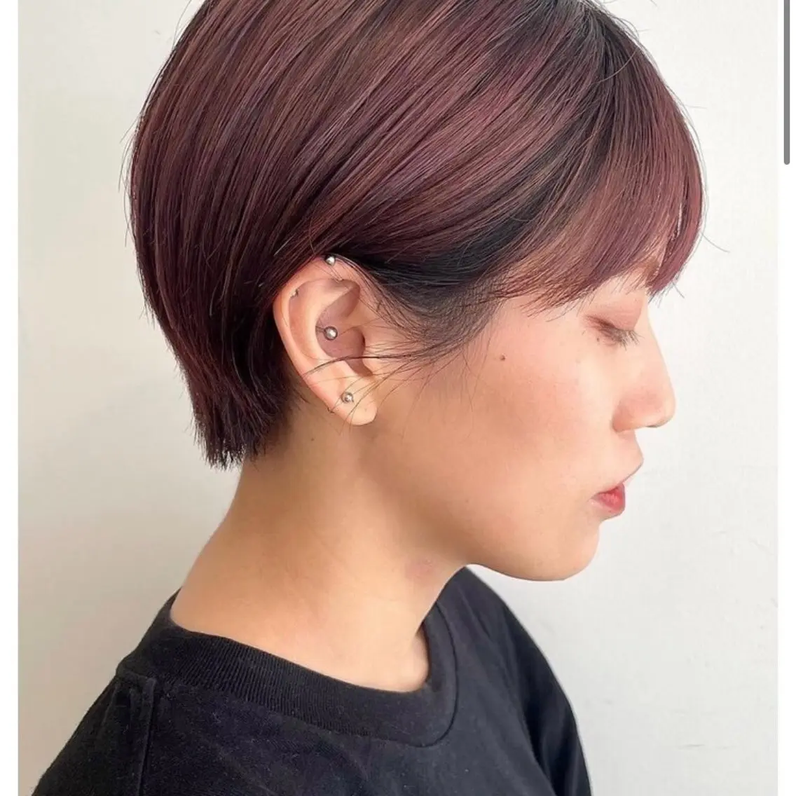 ショート 丸みショート ショートヘア 🎯🦖ʜᴀɴᴀ 似合わせショート🌷のヘアスタイル