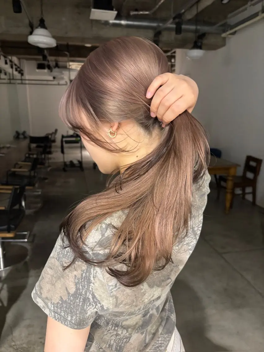 ロング カラー ヘアカラー 透明感カラー/ヘア アレンジ/あみ🎶のヘアスタイル