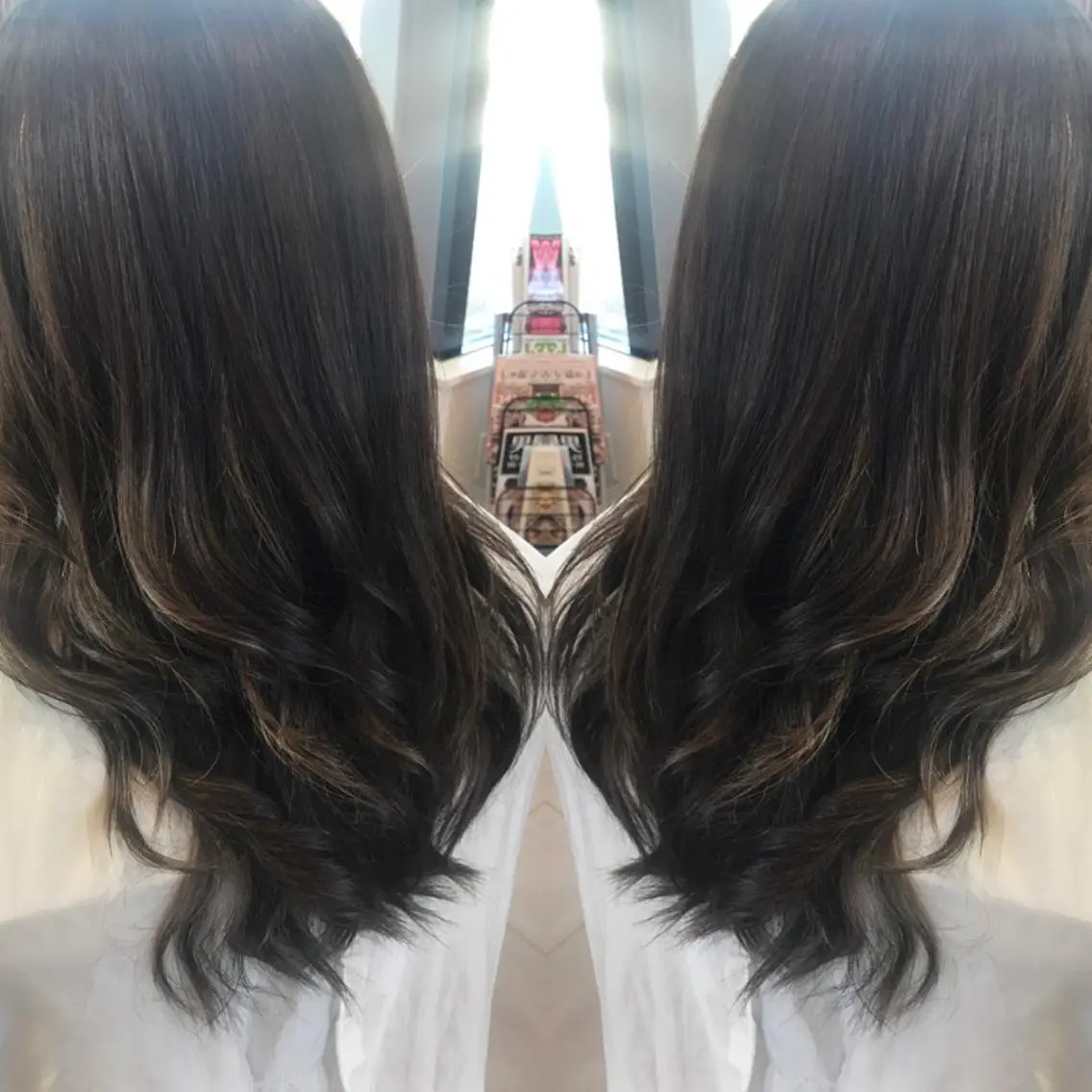 ロング カラー 茂木 良太のヘアスタイル