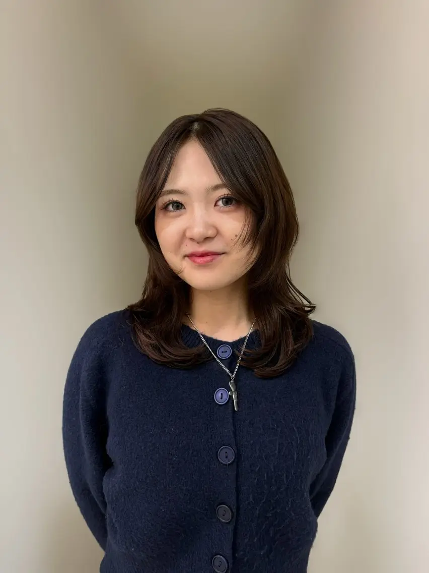 セミロング こころ🎀/ ボブ、透明感カラーのヘアスタイル