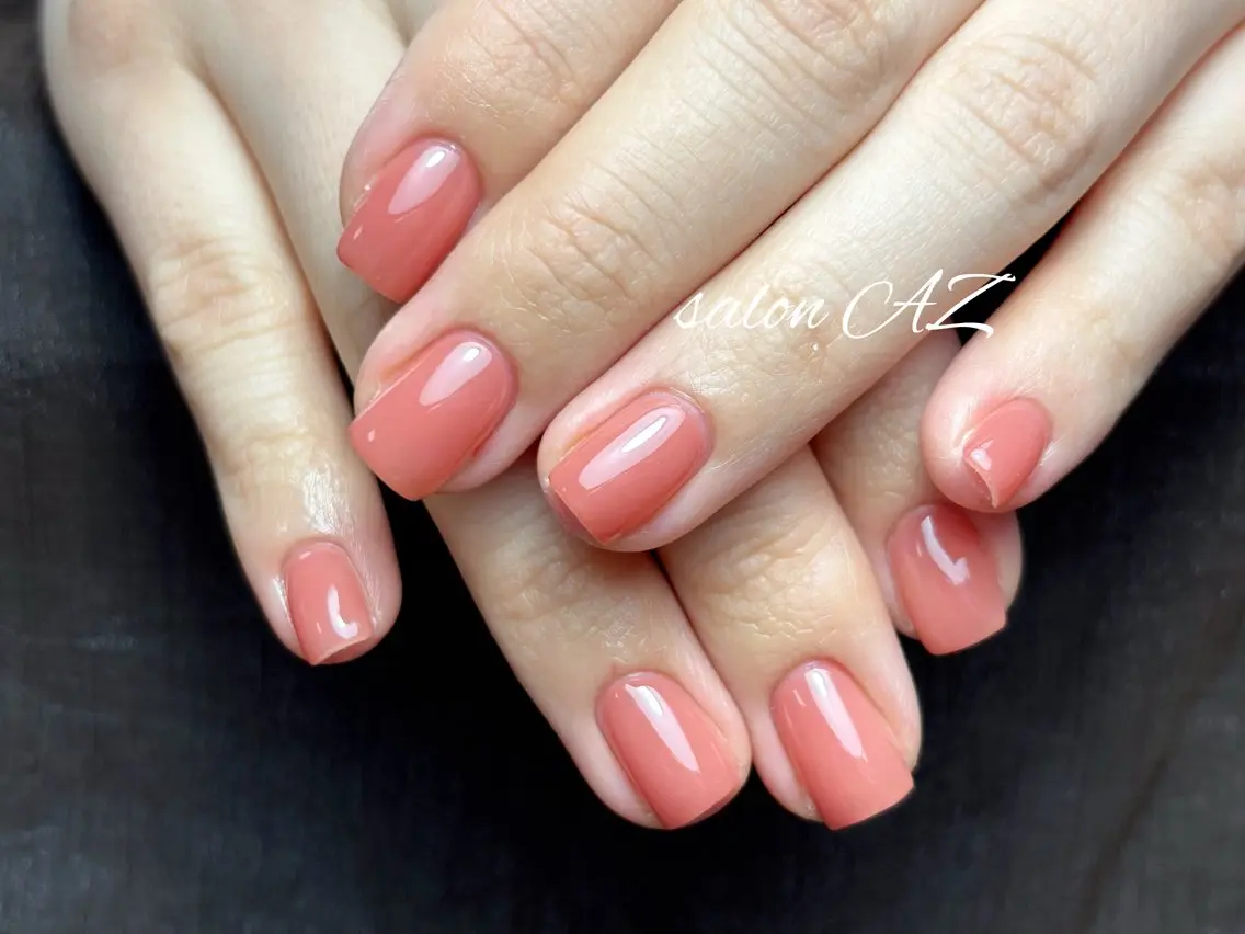 ネイル アートネイル 長さ出し フットネイル フレンチネイル ジェルネイル ハンドネイル salon AZのネイルデザイン