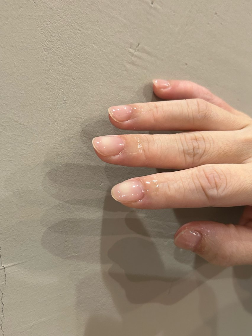 ★clear nail  【オフなし】の写真