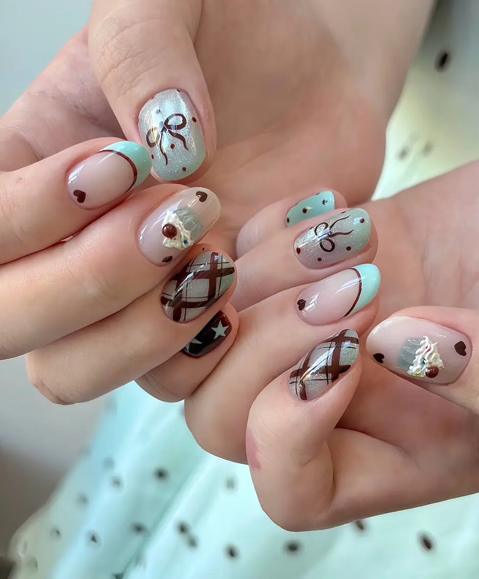 ネイル フットネイル フレンチネイル グラデーション 氷ネイル・うるうるネイル 韓国ネイル ハンドネイル Lynn_ Nailのネイルデザイン