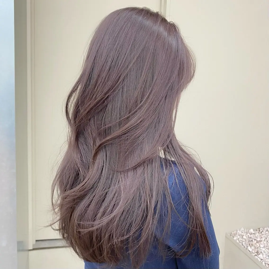 セミロング カラー 透明感カラー カット ヘアカラー トリートメント レイヤーカット/透明 感カラー/akaneのヘアスタイル