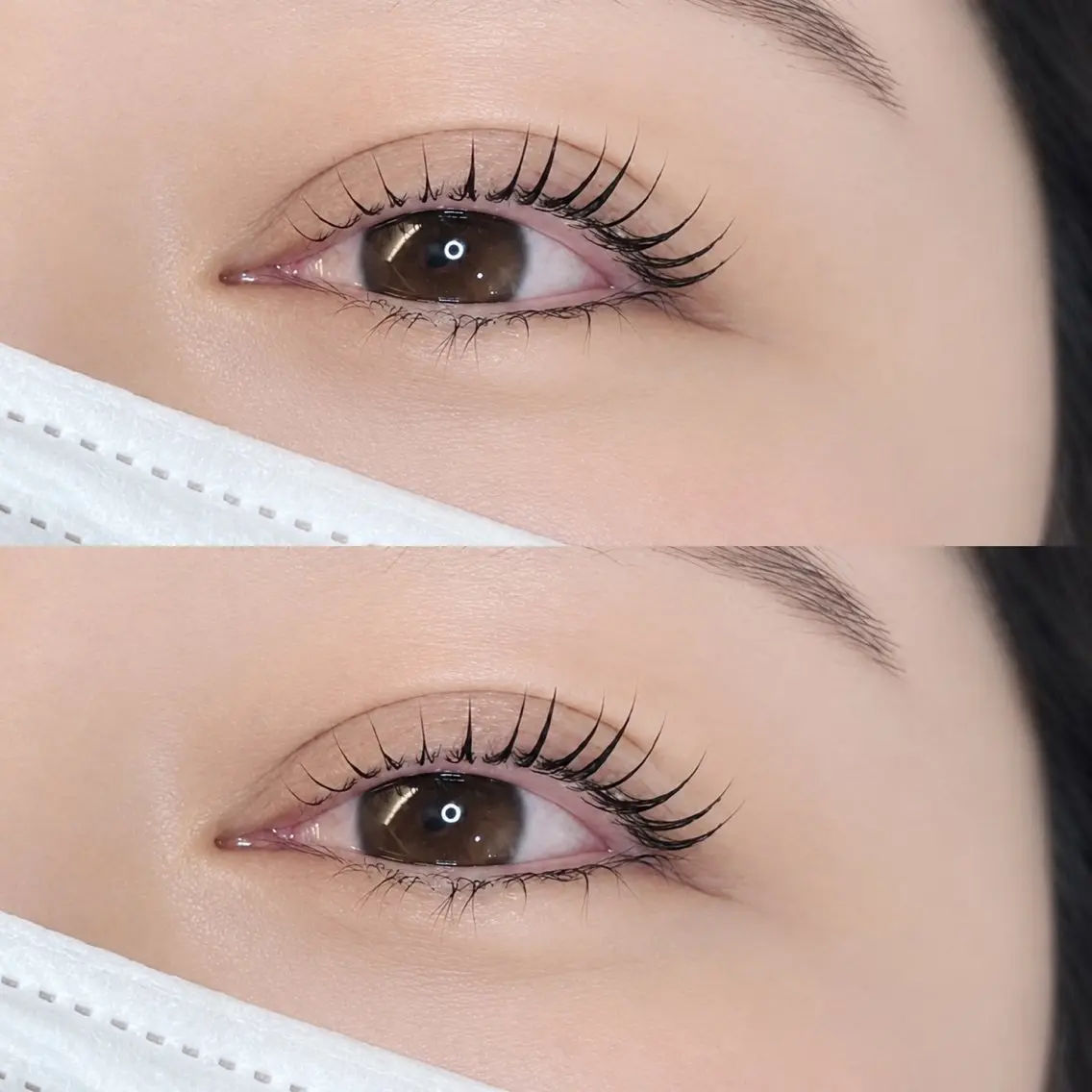《当日予約限定🈹5,500円▶️4,950円》 ♥ブラックコーティングお仕上げ♥“ダメージレス”まつげパーマ🌿の写真