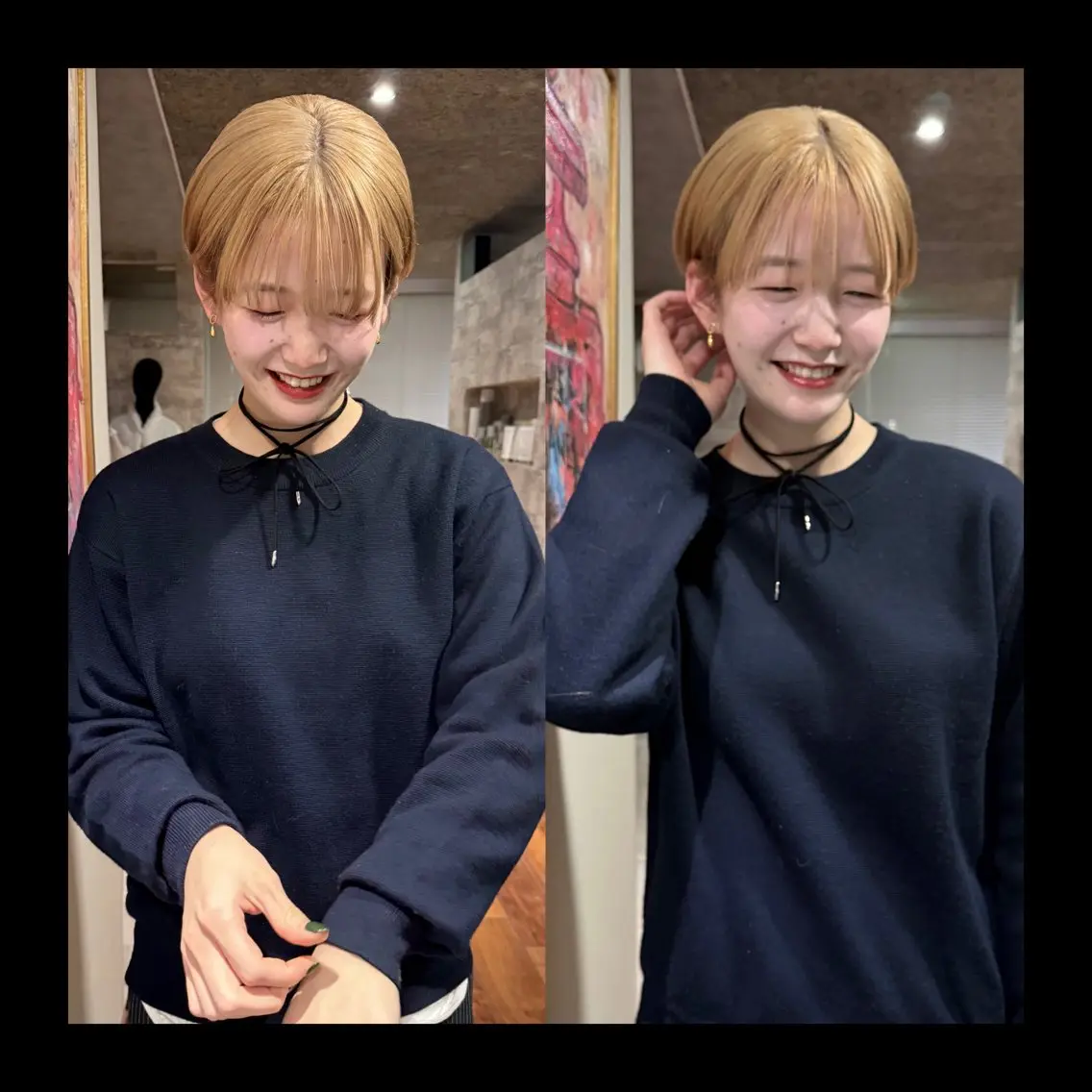ショート カラー カット ヘアカラー トリートメント mai / linoah˚✧のヘアスタイル