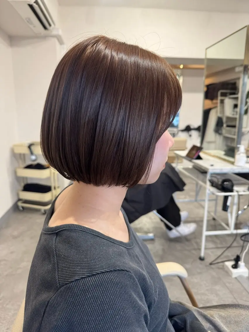 ミディアム ボブ 月館 怜奈のヘアスタイル