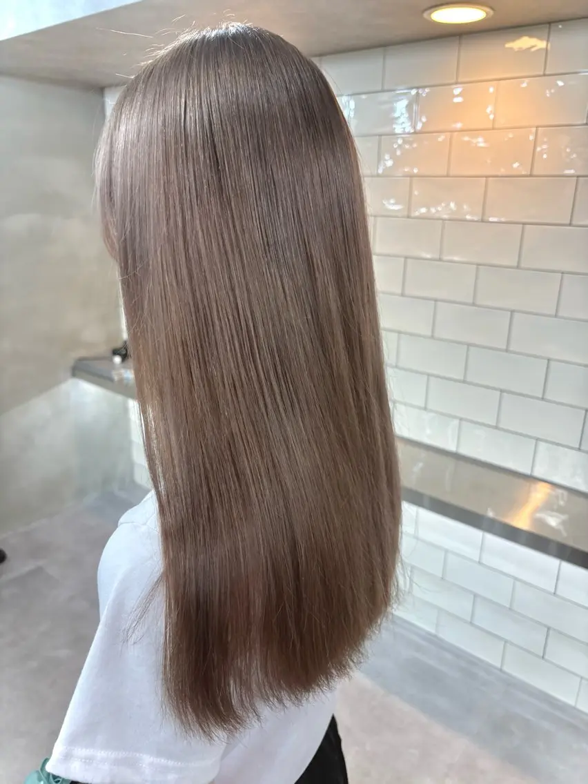カラー ヘアカラー のどか 노도카のヘアスタイル
