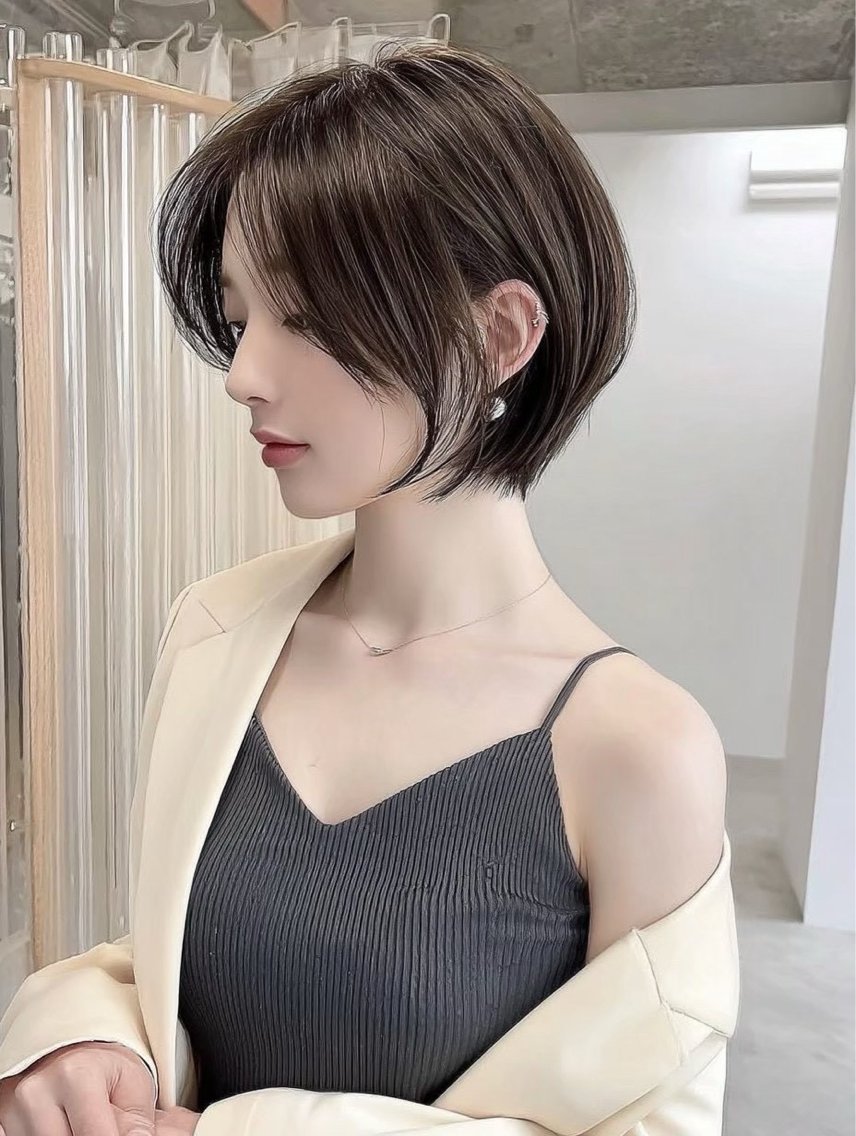 ショート 庄司 愛奈香のヘアスタイル