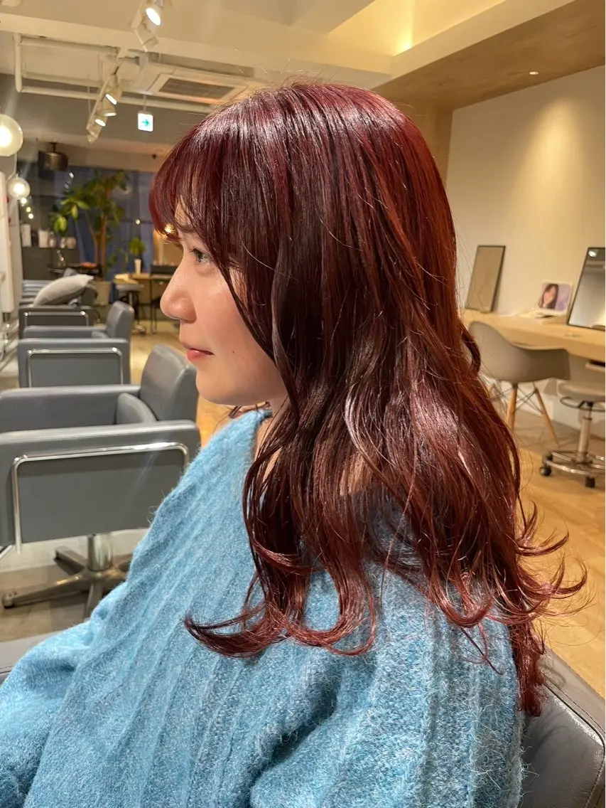 カラー 田中 瑞帆のヘアスタイル