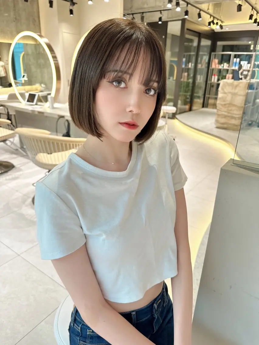 ミディアム カット トリートメント ✨髪質改善特化✨副 店長椎葉信乃介のヘアスタイル