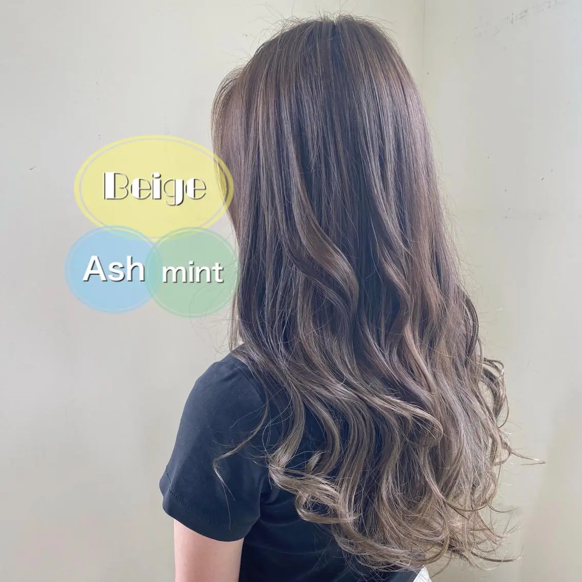 ロング カラー アッシュ バレイヤージュ ベージュカラー 透明感カラー グレージュ ヘアカラー トリートメント 澤田 彩香のヘアスタイル