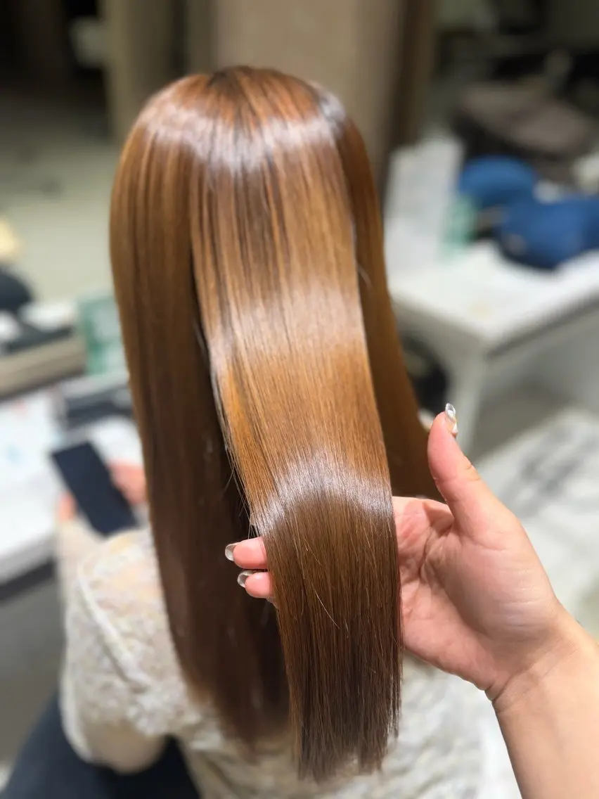 ロング トリートメント 【EARTH三ツ境】 ももかのヘアスタイル