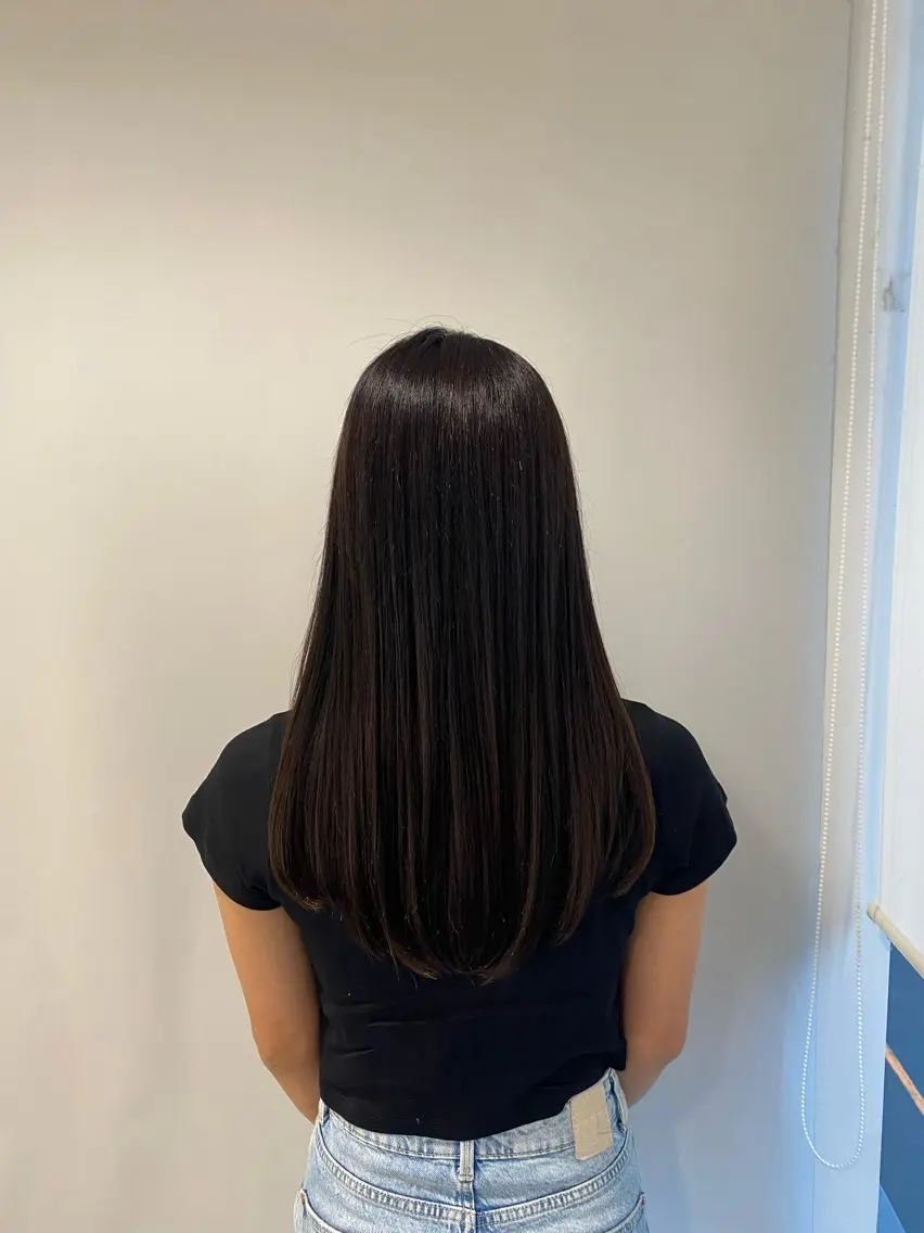 ロング パーマ カットモデル 🦋‪熊田 史織のヘアスタイル