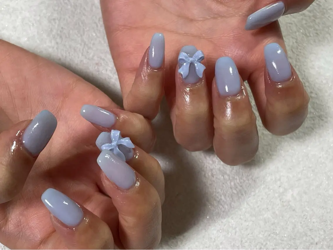 ネイル オーロラネイル フットネイル フレンチネイル ジェルネイル 韓国ネイル ハンドネイル kiki nail &brow二子玉川のネイルデザイン