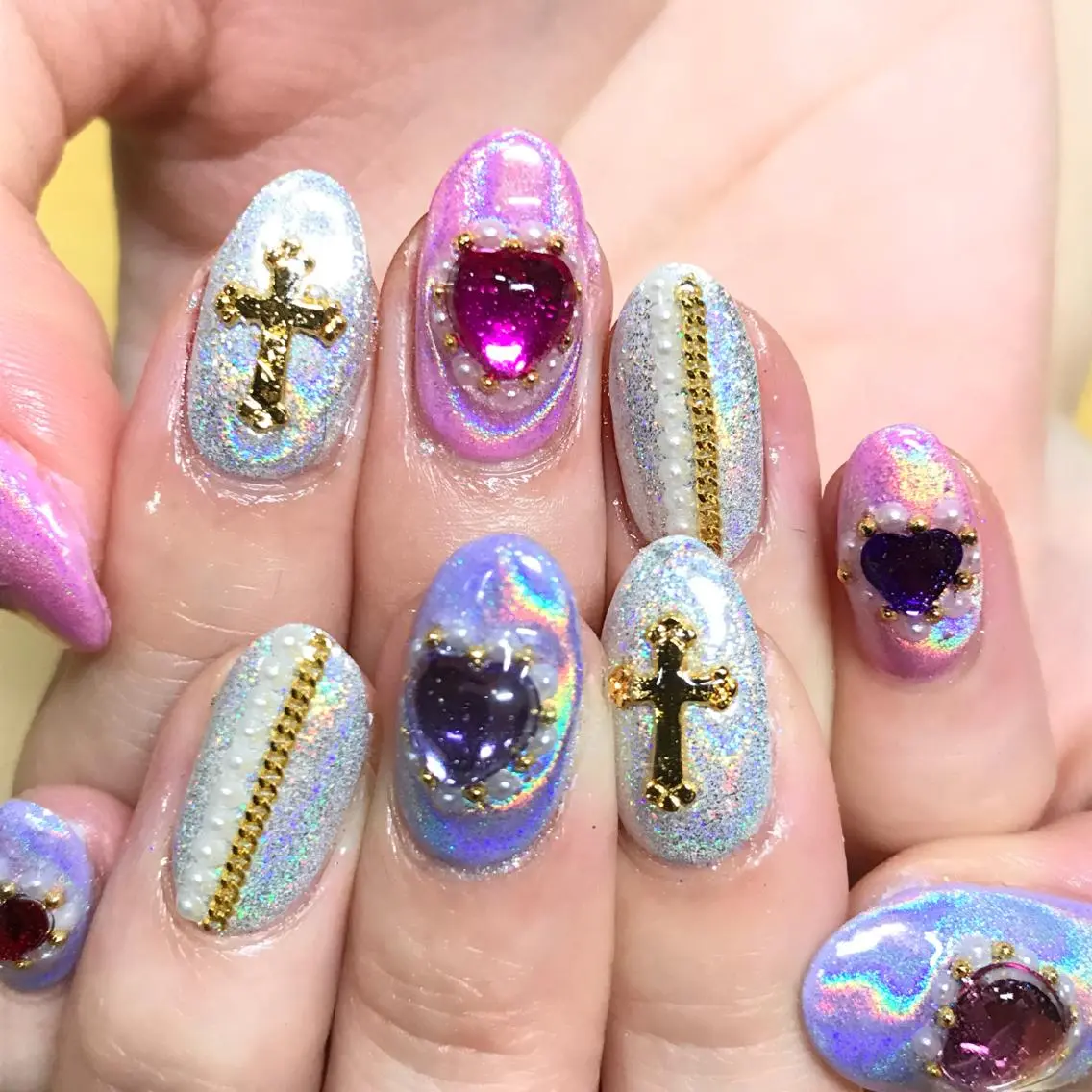 ネイル 渋谷/チップ長さ出し 👑アプレgel-xのネイルデザイン