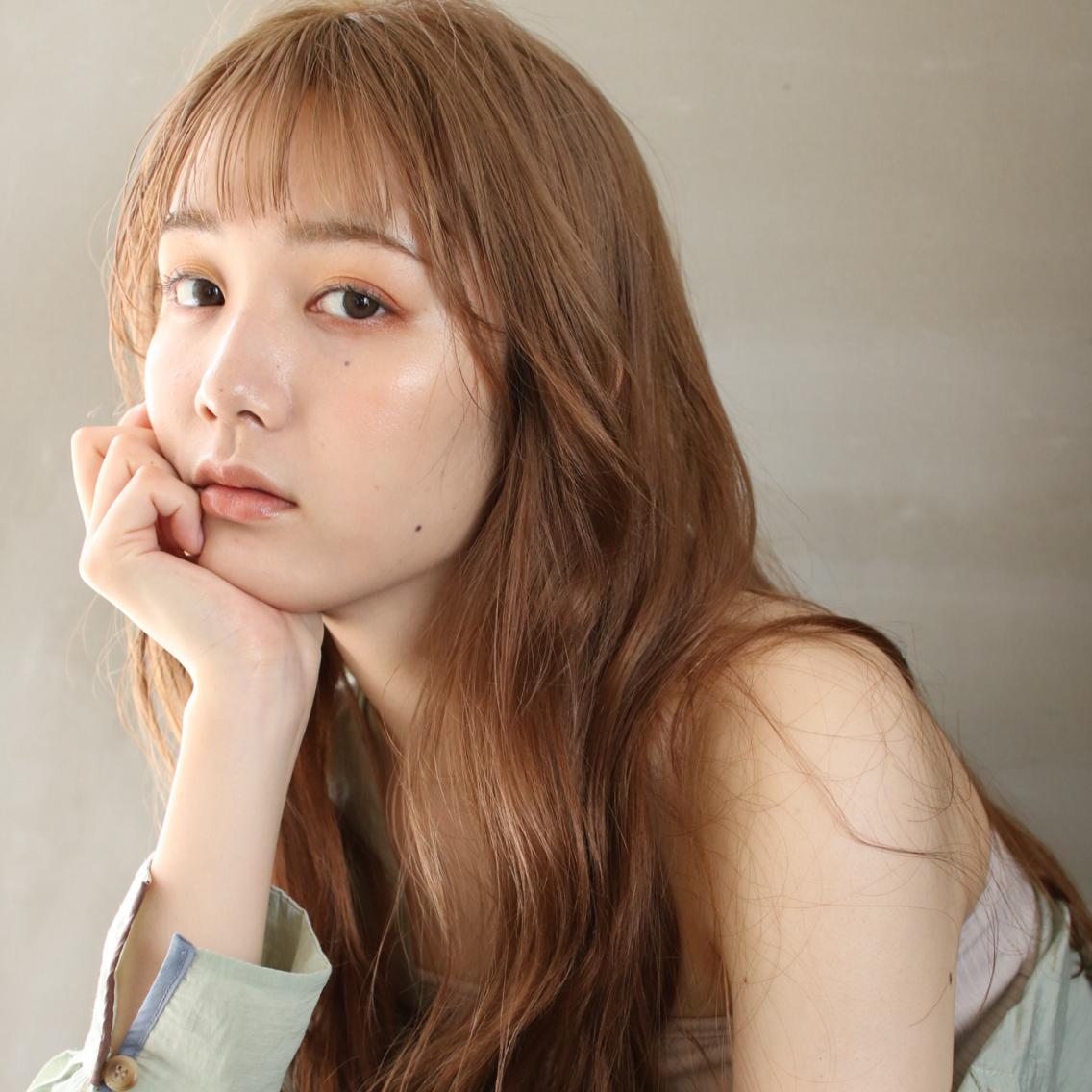 【人気 No.1♪】似合わせカット+透明感カラー+うる艶 2step TR ¥17600→¥10450の写真