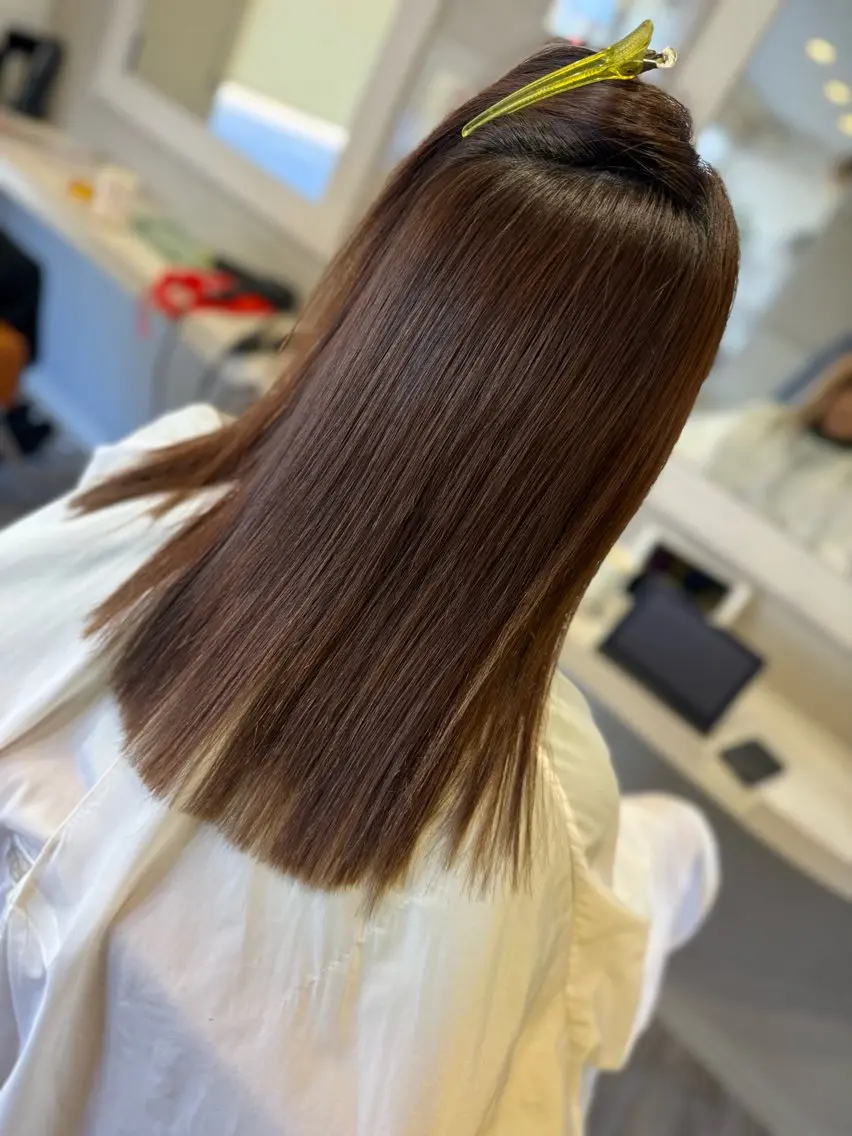 ロング カット 縮毛矯正 YAP！HAIR トコツメアヤノのヘアスタイル