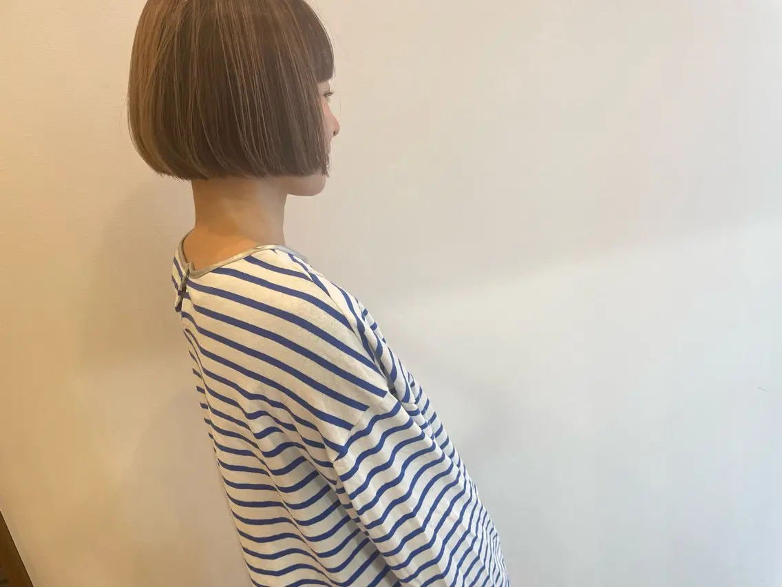 ミディアム ハイライト カット ヘアカラー マンツーマン 🌿大野千尋のヘアスタイル