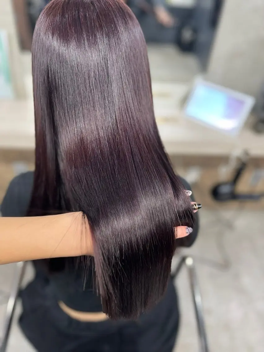 ロング カラー ヘアカラー トリートメント 多系統似合わせ/ tsuburaのヘアスタイル