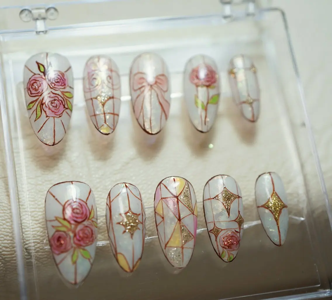 10本水彩アートデザインの写真