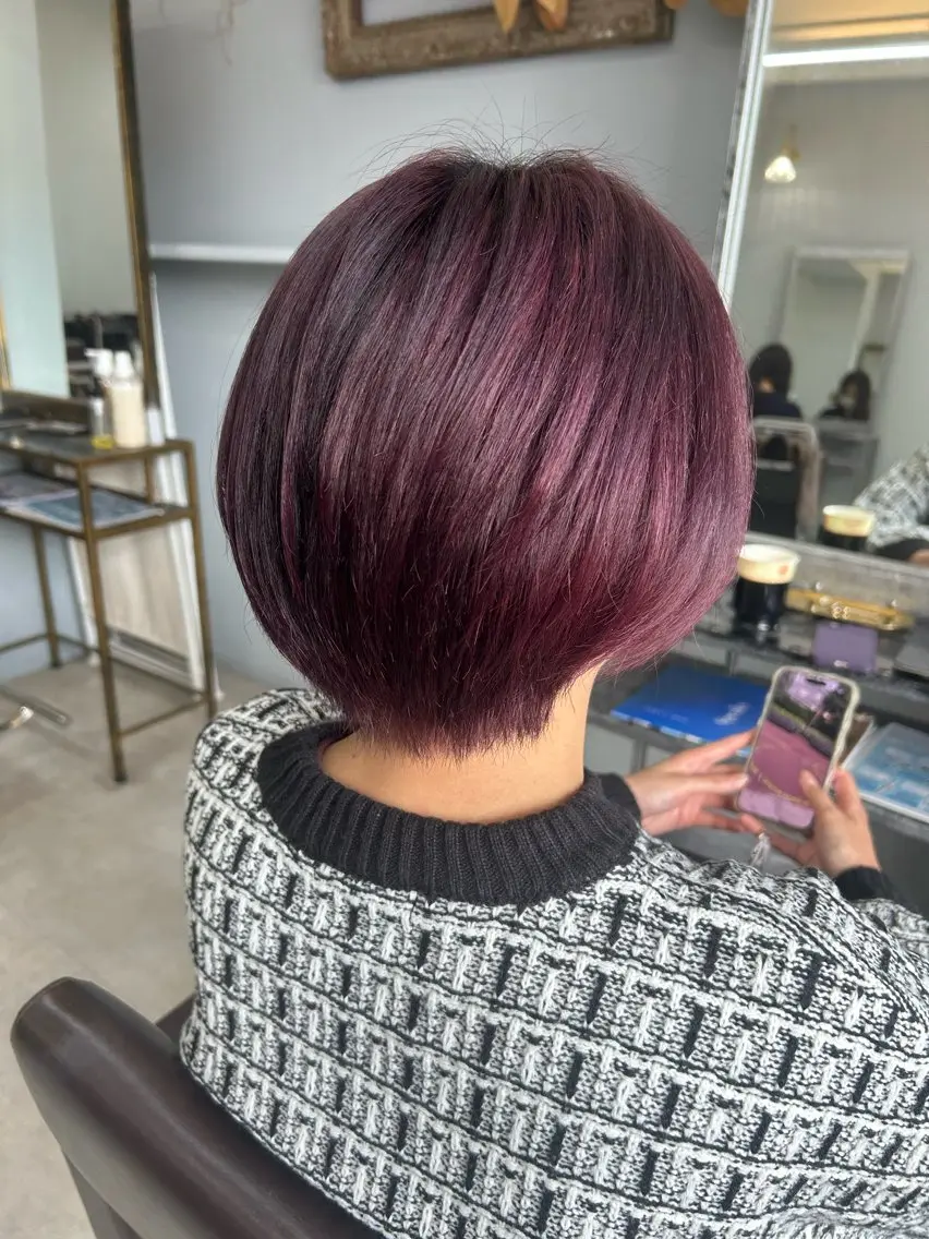 ショート カラー 福島 wakanaのヘアスタイル