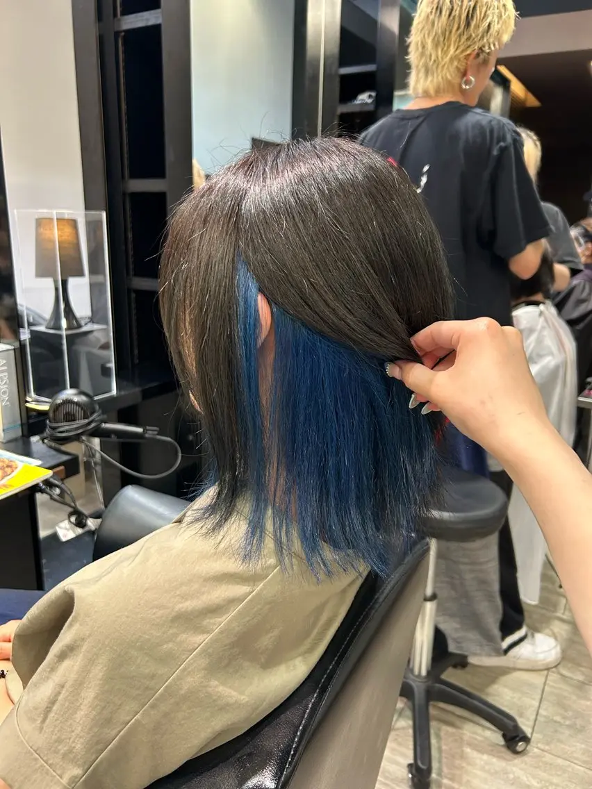 ミディアム ヘアカラー トリートメント ishizuka toaのヘアスタイル
