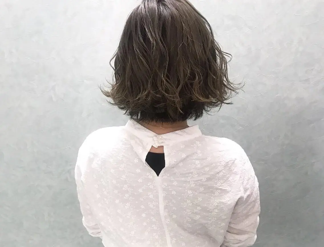 カラー アッシュ オリーブアッシュ ヘアカラー ボブ/ミディ/ロング 特化/芳野りんかのヘアスタイル