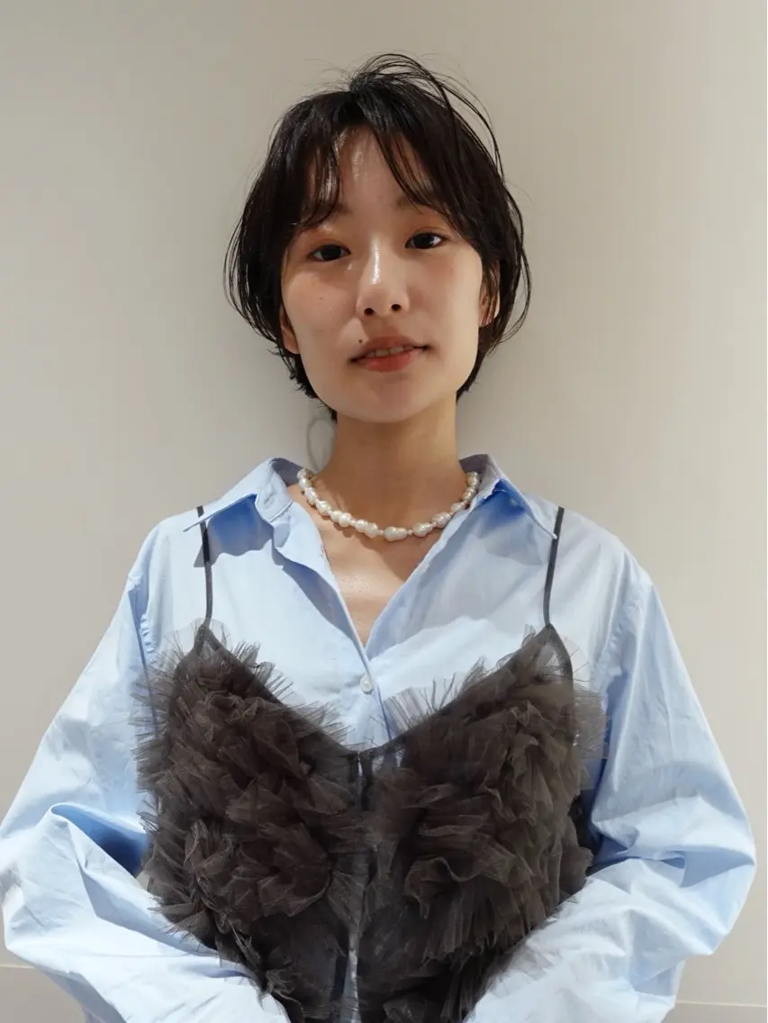 トレンド似合わせカット+ケアカラー+髪質、髪の状態に合わせて選べるコアミートリートメント🌿の写真