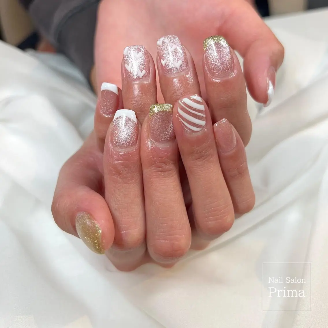 ミディアム ネイル SalonPrima 西院Nail&Eyeのネイルデザイン