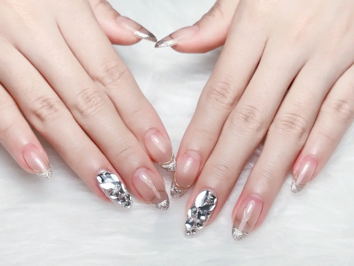 ネイル ハンドネイル M 🌷Nail 長さだし専門店のネイルデザイン