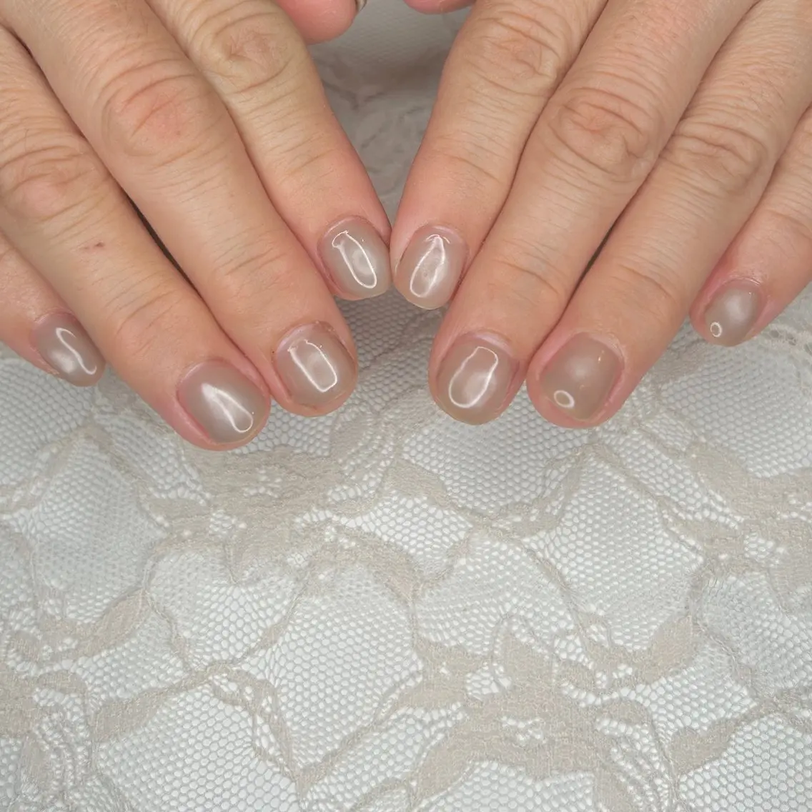 ネイル ブラウン Lily nailのネイルデザイン