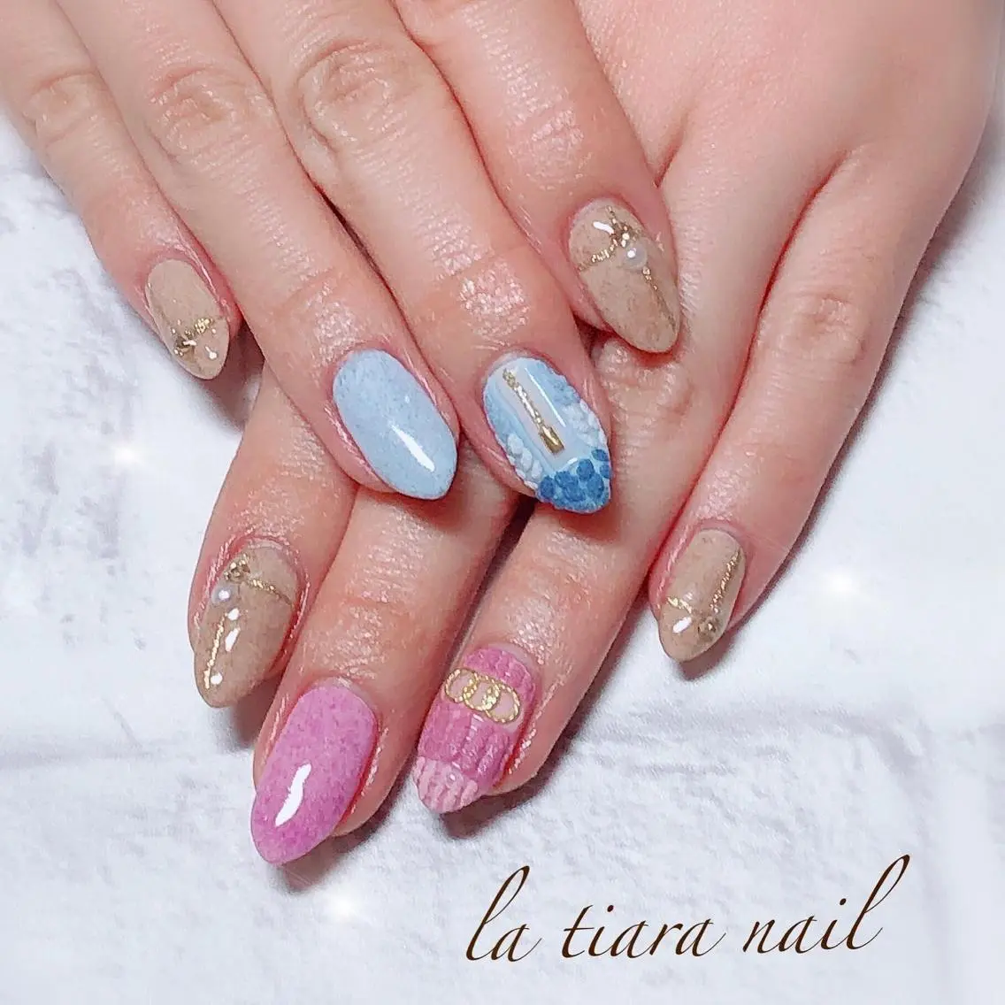ネイル ハンドネイル Blue bird  nailのネイルデザイン