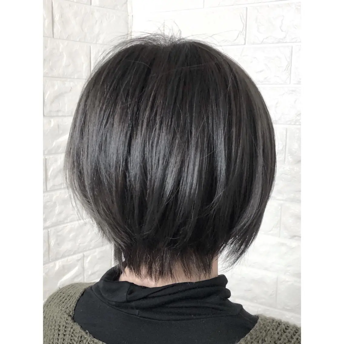 ショート カラー ブリーチ ケアブリーチ 透明感カラー ダークグレー ダークグレージュ 髪質改善特化KIZU /艶髪研究（京都）のヘアスタイル