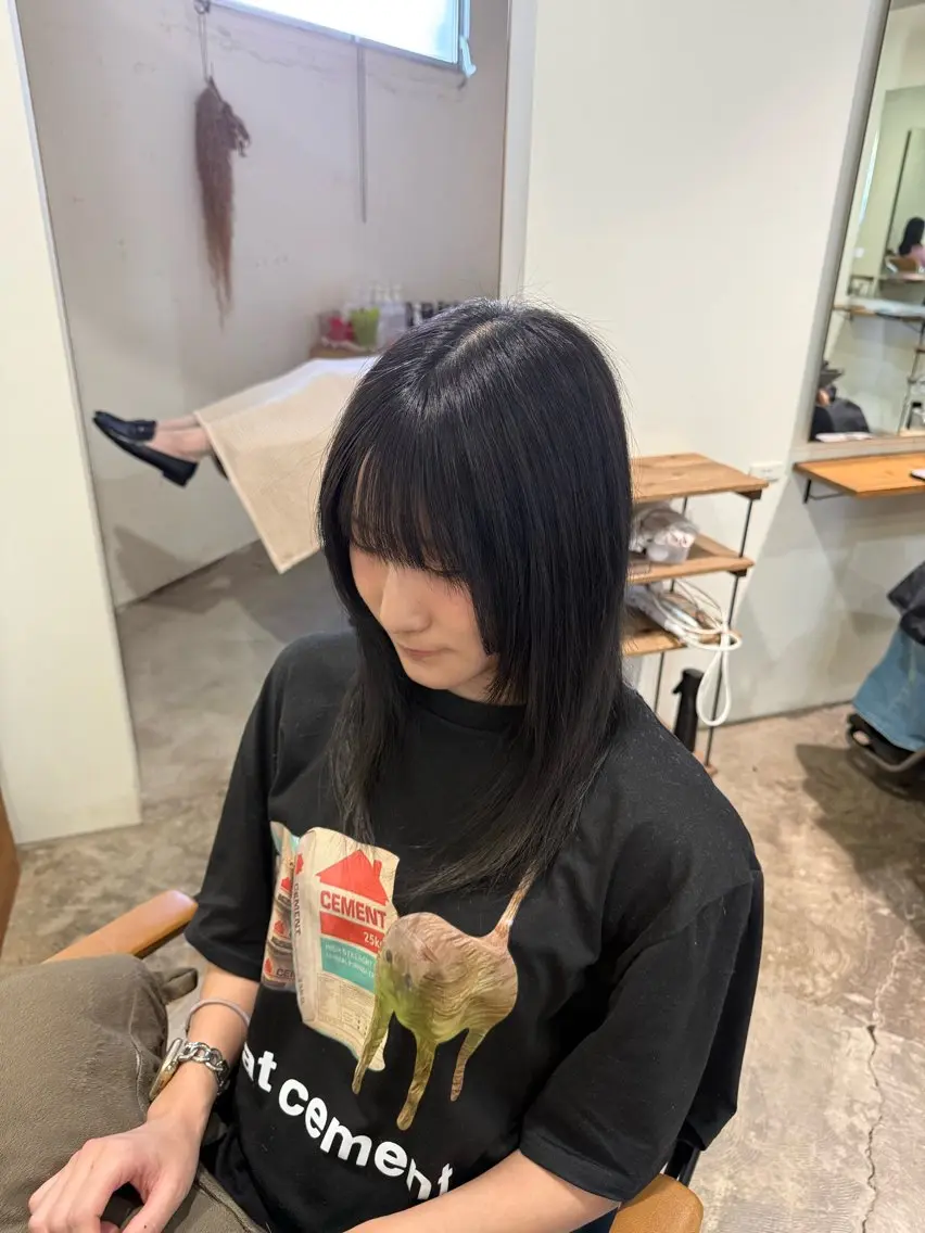 カラー ブリーチ ヘアカラー 西脇 琉香のヘアスタイル