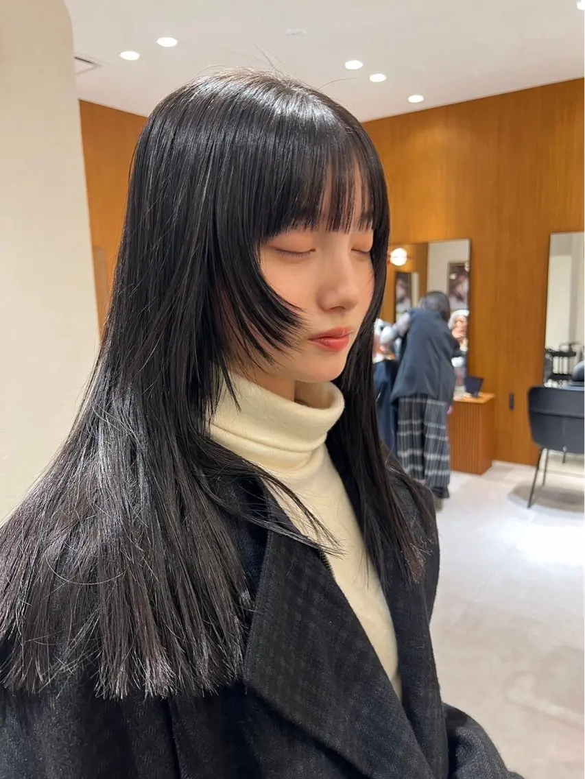 ミディアム カラー 透明感カラー ブリーチモデル募集中 /表参道/うららのヘアスタイル